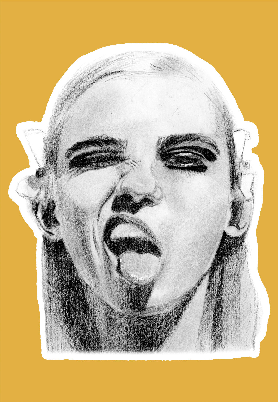 Girl With an Attitude Vinyl Sticker