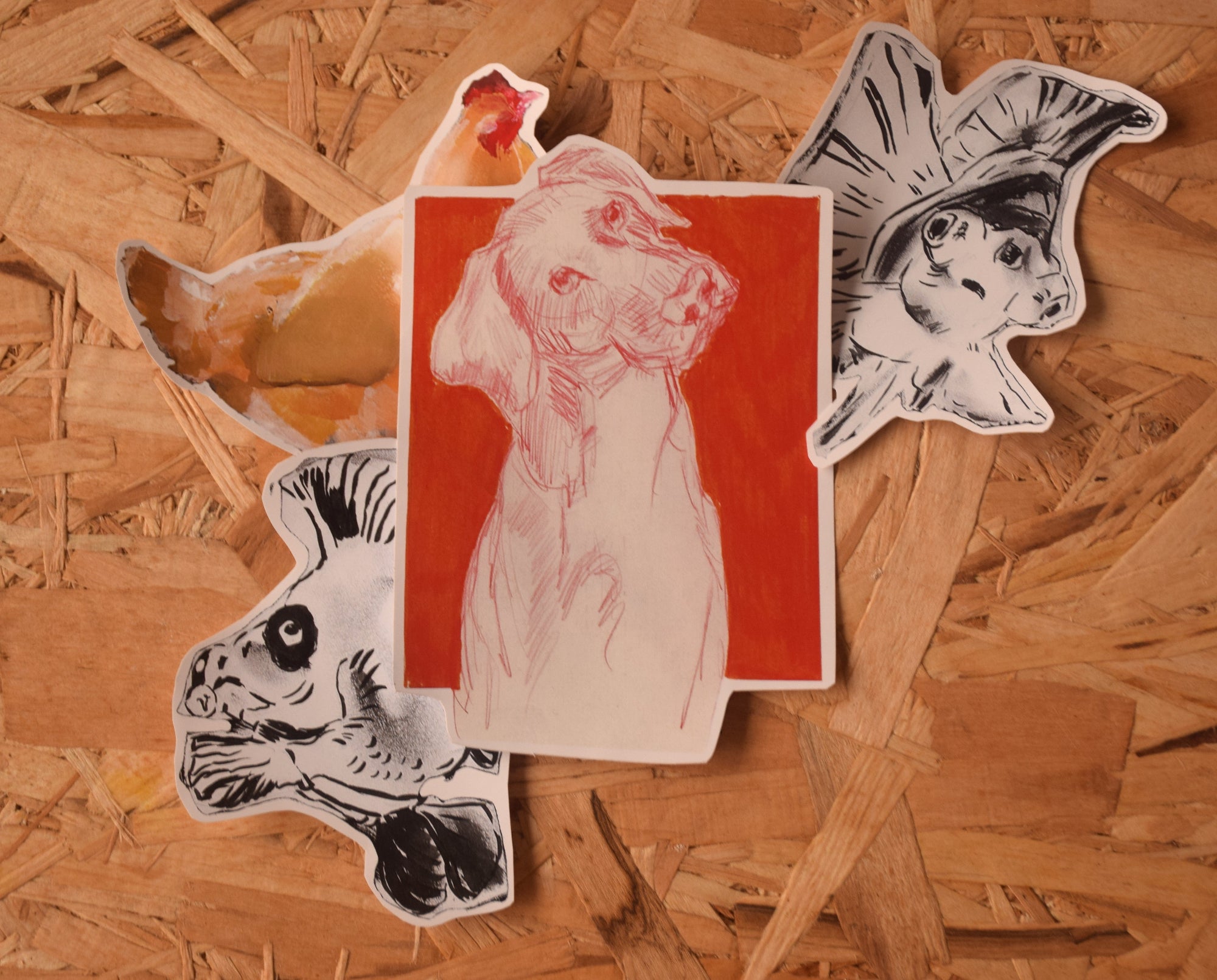 Bundle! Large Animal Stickers