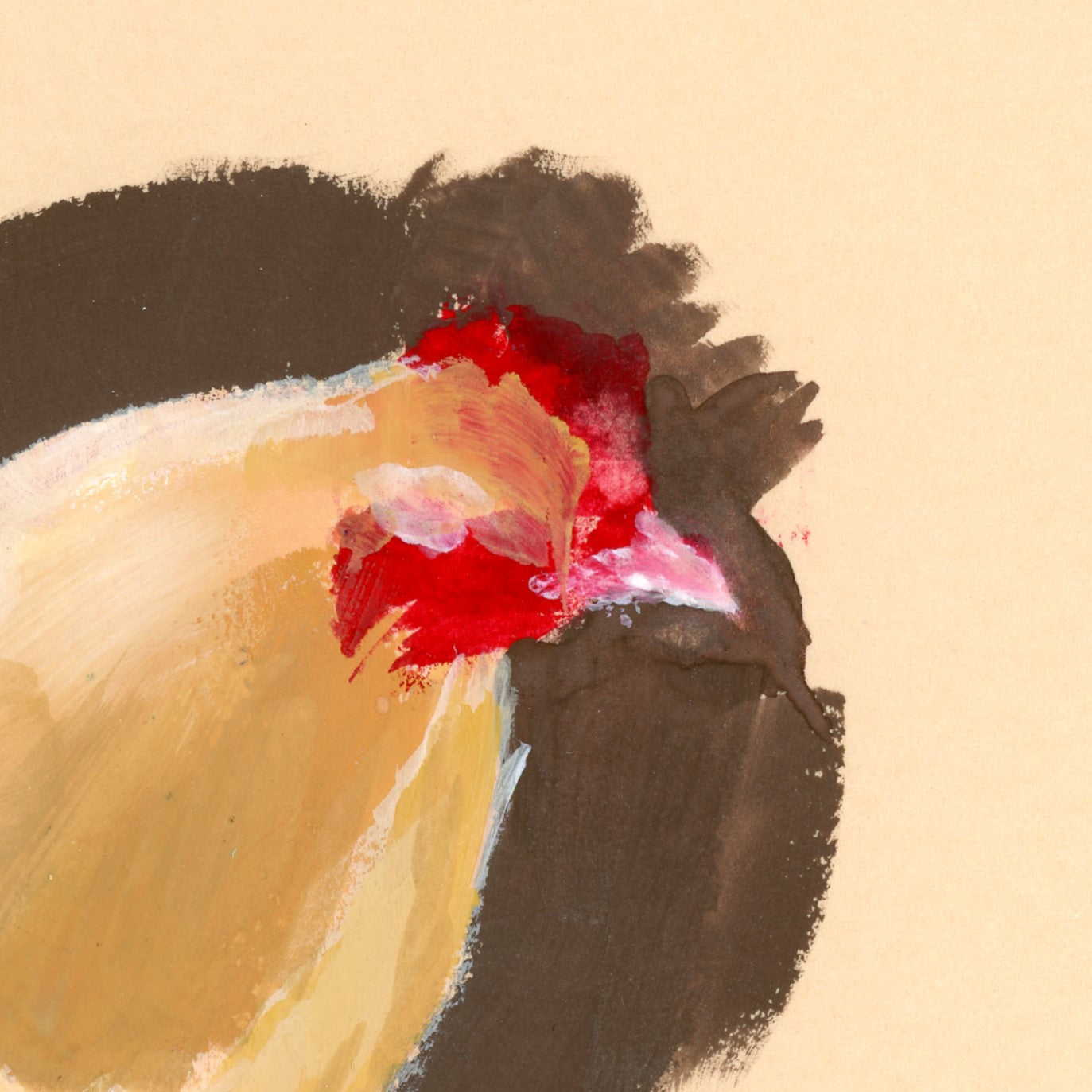 One eyed Chicken Original artwork Print