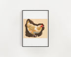 One eyed Chicken Original artwork Print