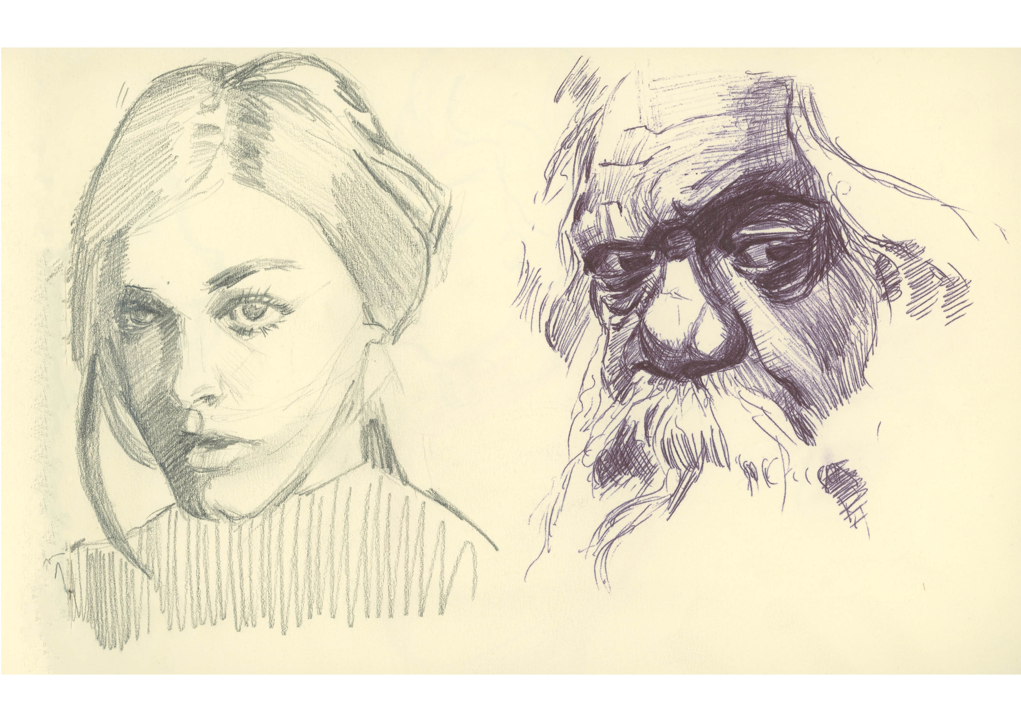 Custom A5 Sketch: Handcrafted and Digitized
